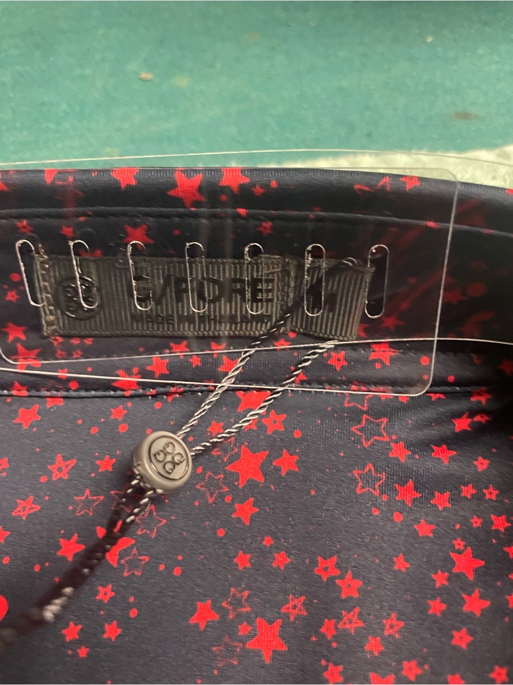 G/FORE Performance Polo Red Star Print - Picture 4 of 8